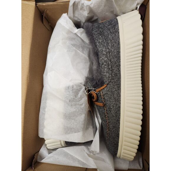 Skechers Cozy Ojai Memory Foam Slip-On Women’s Size 11 Dark Gray Faux Fur Lined - Picture 10 of 12